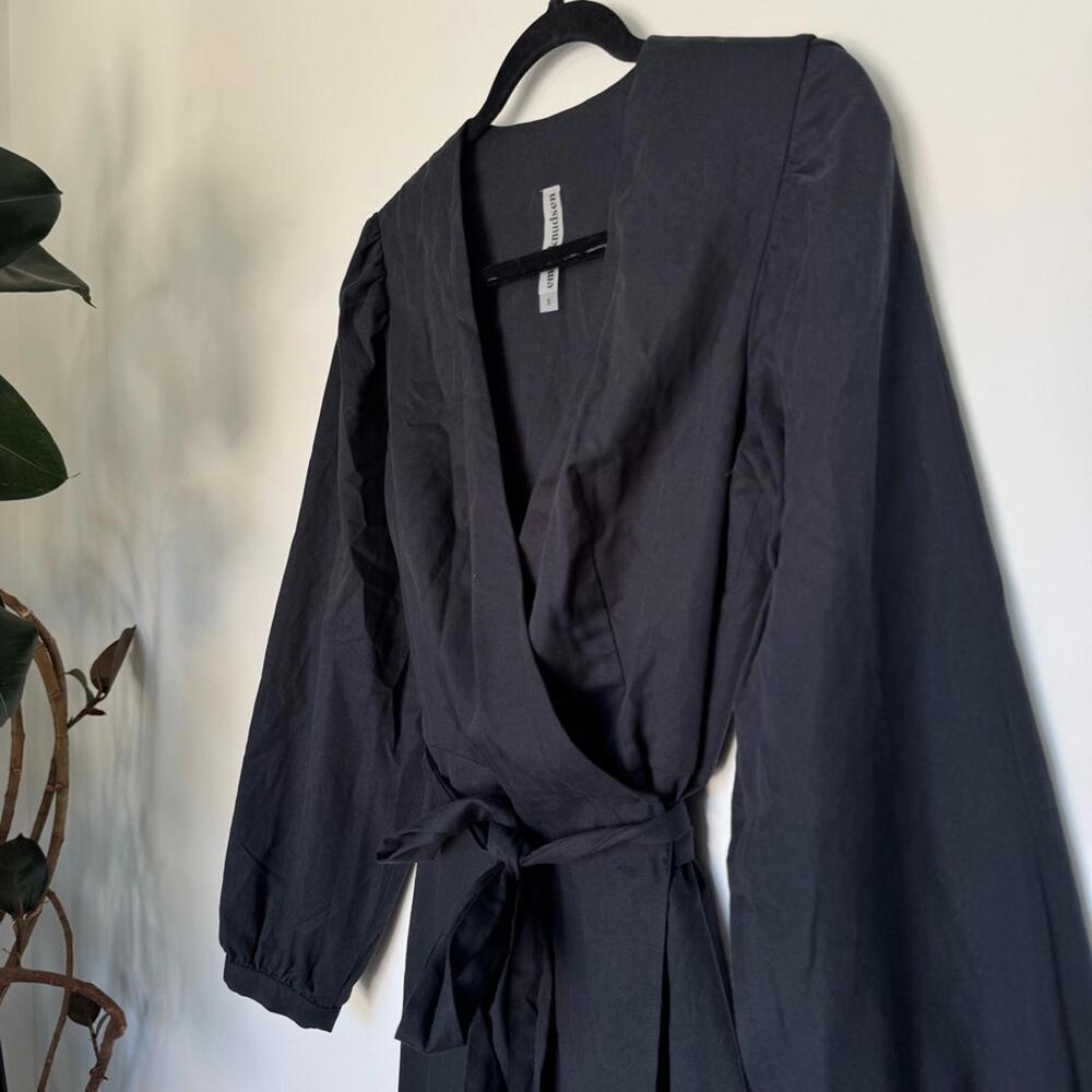 Emma Knudsen Reese Midi Long Sleeve Wrap Dress - Picture 7 of 12
